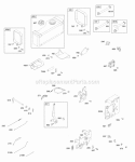 Controls Fuel Tank Springs Hoses Fuel Pump Diagram and Parts List for 28D707-0123-01  Briggs and Stratton Engine